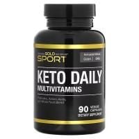 Картинка Щоденні мультивітаміни із зеленим чаєм для кетодієти California Gold Nutrition Keto Daily Multivitamins 90 капсул від інтернет-магазину спортивного харчування PowerWay