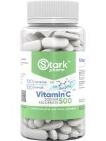 Картинка Вітамін С Stark Pharm Vitamin C Sodium Ascorbate 500 мг 100 таблеток від інтернет-магазину спортивного харчування PowerWay