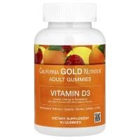 Картинка Жувальний вітамін D3, без желатину і глютену, California Gold Nutrition від інтернет-магазину спортивного харчування PowerWay