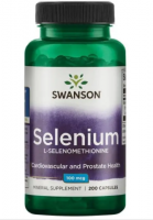 Картинка Селен, Selenium L-Selenomethionine, Swanson від інтернет-магазину спортивного харчування PowerWay