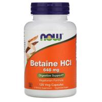 Картинка Бетаїн гідрохлорид NOW Foods Betaine HCL від інтернет-магазину спортивного харчування PowerWay