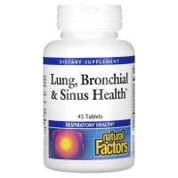 Картинка Добавка для здоров'я дихальних шляхів Natural Factors Lung, Bronchial and Sinus Health від інтернет-магазину спортивного харчування PowerWay
