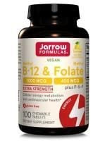 Картинка Метил В12 і метилфолат Jarrow Formulas Methyl B-12 & Methyl Folate від інтернет-магазину спортивного харчування PowerWay