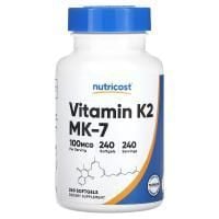 Картинка Вітамін К2 Nutricost Vitamin K2 MK-7 100 мкг 240 капсул від інтернет-магазину спортивного харчування PowerWay