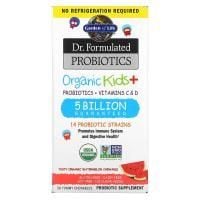 Картинка Пробіотики для дітей Garden Of Life Dr Formulated Probiotics Organic Kids+ 30 мармеладок зі смаком полуниці та банану від інтернет-магазину спортивного харчування PowerWay