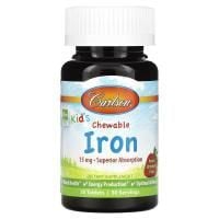 Картинка Залізо для дітей Carlson Kid's Chewable Iron 15 мг  від інтернет-магазину спортивного харчування PowerWay