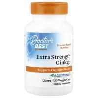 Картинка Гінкго Білоба, Ginkgo, Doctor's Best від інтернет-магазину спортивного харчування PowerWay