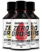 Картинка Ароматизатор з підсолоджувачем без цукру BioTech Zero Drops 50 мл від інтернет-магазину спортивного харчування PowerWay