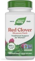 Картинка Червона конюшина квіти і надземна частина Nature's Way Red Clover 800 мг (400 мг у капсулі) 100 капсул від інтернет-магазину спортивного харчування PowerWay