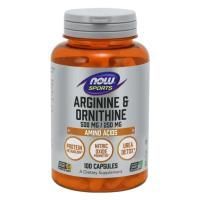 Картинка Амінокислоти Now Foods Arginine and Ornithine від інтернет-магазину спортивного харчування PowerWay