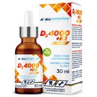 Картинка Вітамін Д3 + К2 All Nutrition D3 4000 + K2 30 мл від інтернет-магазину спортивного харчування PowerWay