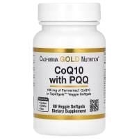 Картинка Коензим Q10 з піролохінолінхіноном California Gold Nutrition CoQ10 with PQQ від інтернет-магазину спортивного харчування PowerWay