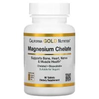 Картинка Магній хелат California Gold Nutrition Magnesium Chelate від інтернет-магазину спортивного харчування PowerWay