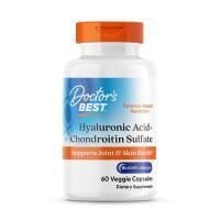 Картинка Гіалуронова кислота і хондроїтинсульфат з колагеном Doctor's Best Hyaluronic Acid + Chondroitin Sulfate with BioCell Collagen від інтернет-магазину спортивного харчування PowerWay