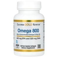 Картинка Риб'ячий жир Omega 800 California Gold Nutrition від інтернет-магазину спортивного харчування PowerWay