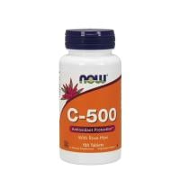 Картинка Вітаміни Now Foods Vitamin C-500 від інтернет-магазину спортивного харчування PowerWay
