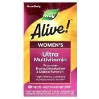 Картинка Мультивітаміни для жінок Once Daily Women’s Ultra Alive! Nature's Way від інтернет-магазину спортивного харчування PowerWay