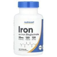 Картинка Хелатне залізо Nutricost Iron Bisglycinate від інтернет-магазину спортивного харчування PowerWay