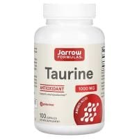 Картинка Таурин Jarrow Formulas Taurine 1000 мг 100 капсул від інтернет-магазину спортивного харчування PowerWay