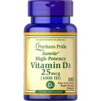 Картинка Вітамін D3 Puritans Pride - Vitamin D3 1000 IU від інтернет-магазину спортивного харчування PowerWay