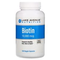 Картинка Біотин, Biotin, Lake Avenue Nutrition від інтернет-магазину спортивного харчування PowerWay