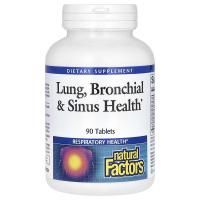 Картинка Добавка для здоров'я дихальних шляхів Natural Factors Lung, Bronchial and Sinus Health від інтернет-магазину спортивного харчування PowerWay
