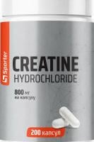 Картинка Креатин гідрохлорид Sporter Creatine Hydrochloride 2400 мг 200 капсул від інтернет-магазину спортивного харчування PowerWay