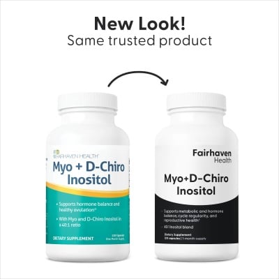 Картинка Міо- і D-хіро інозитол Fairhaven Health Myo + D-Chiro Inositol від інтернет-магазину спортивного харчування PowerWay