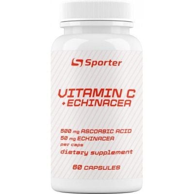 Картинка Вітамін С та Ехінацея Sporter Vitamin C + Echinacea від інтернет-магазину спортивного харчування PowerWay