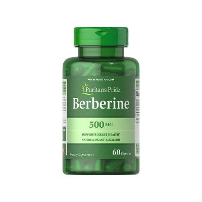 Картинка Берберин Puritan's Pride Berberine 500 мг 60 капсул від інтернет-магазину спортивного харчування PowerWay