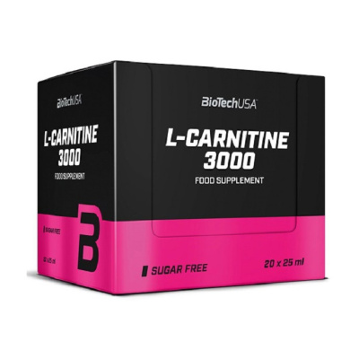 Картинка Л-карнітин Biotech USA L-Carnitine Ampule 3000 від інтернет-магазину спортивного харчування PowerWay