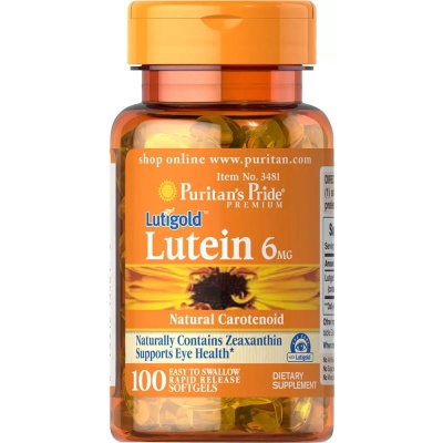 Картинка Вітаміни для підтримки органів зору Puritan's Pride Lutein and Zeaxanthin від інтернет-магазину спортивного харчування PowerWay