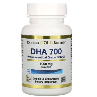Картинка California Gold Nutrition DHA 700 mg (концентрат омега 3) від інтернет-магазину спортивного харчування PowerWay