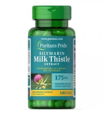 Картинка Puritan's Pride Silymarin Milk Thistle Extract 175 мг від інтернет-магазину спортивного харчування PowerWay