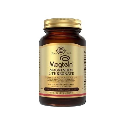 Картинка Магній Л-Треонат Solgar Magtein Magnesium L-Threonate 100 капсул від інтернет-магазину спортивного харчування PowerWay