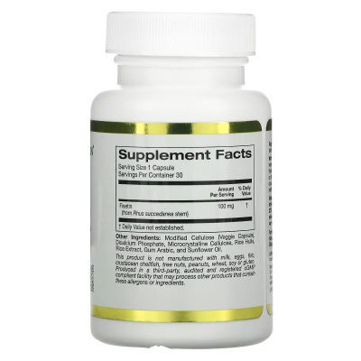 Картинка Фізетин California Gold Nutrition Fisetin with Novusetin 100 мг 30 капсул від інтернет-магазину спортивного харчування PowerWay