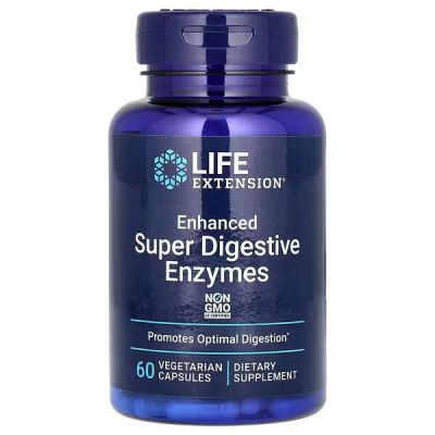 Картинка Травні ферменти Life Extension Enhanced Super Digestive Enzymes 60 капсул від інтернет-магазину спортивного харчування PowerWay