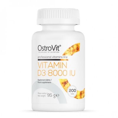 Картинка Вітамін Д3 OstroVit Vitamin D3 8000 від інтернет-магазину спортивного харчування PowerWay