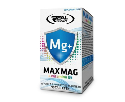 Картинка Компплекс Магній+B6, Real Pharm Max Mag Vitamina B6 від інтернет-магазину спортивного харчування PowerWay