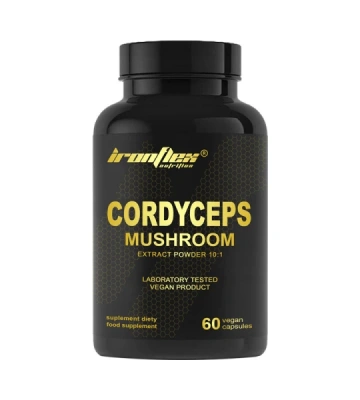 Картинка Кордицепс IronFlex Cordyceps Mushroom 60 капсул від інтернет-магазину спортивного харчування PowerWay