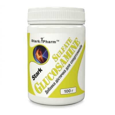 Картинка Глюкозамін сульфат Glucosamine Sulfate Stark - 100g від інтернет-магазину спортивного харчування PowerWay