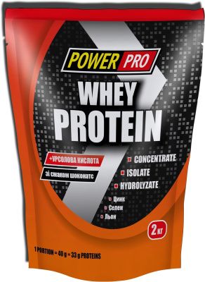 Картинка Whey Protein Power Pro 2 кг від інтернет-магазину спортивного харчування PowerWay