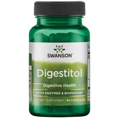 Картинка Ензими Swanson Digestitol with Enzymes & BioPerine від інтернет-магазину спортивного харчування PowerWay