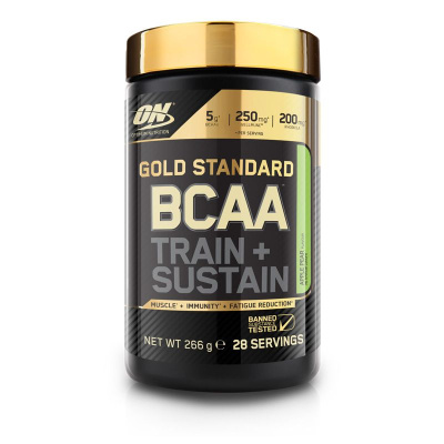 Картинка Комплекс амінокислот Optimum Nutrition Gold Standard BCAA - 266 г полуниця-ківі від інтернет-магазину спортивного харчування PowerWay