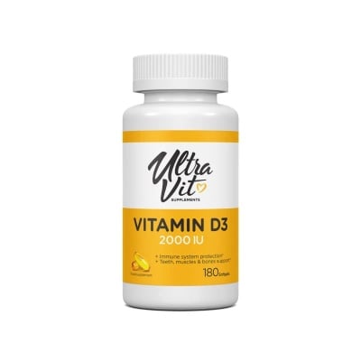 Картинка Вітамін Д3 UltraVit Vitamin D3 від інтернет-магазину спортивного харчування PowerWay