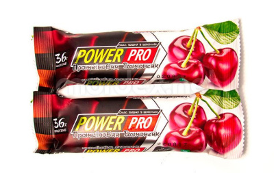 Картинка Протеїновий батончик Power Pro 36% вишня в шоколоаді від інтернет-магазину спортивного харчування PowerWay