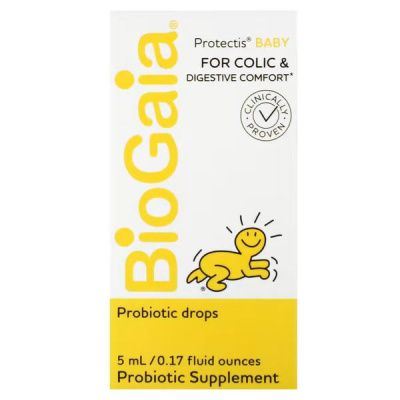 Картинка Пробіотики для дітей BioGaia Protectis Baby Probiotic drops 5 мл від інтернет-магазину спортивного харчування PowerWay