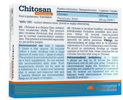 Картинка Хітозан з хромом Olimp Chitosan + Chrom від інтернет-магазину спортивного харчування PowerWay