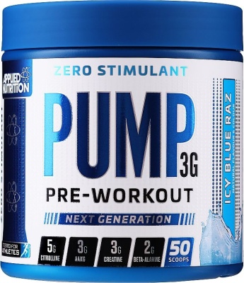 Картинка Передтренувальний комплекс Applied Nutrition Pump 3G Zero Stimulant від інтернет-магазину спортивного харчування PowerWay
