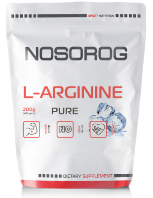 Картинка Амінокислота Л-Аргінін Nosorog Nutrition L-Arginin від інтернет-магазину спортивного харчування PowerWay
